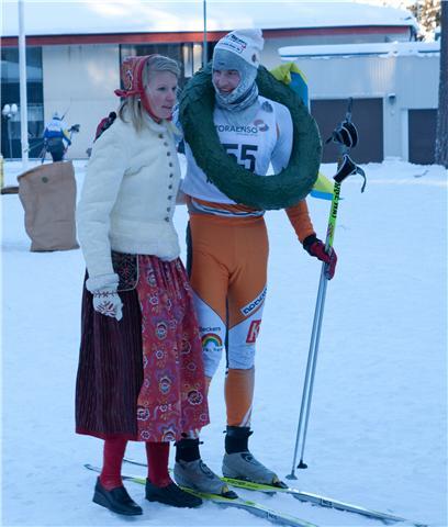 Falun Borlänges Patrik Karlsson vann Maserloppet på hemmaplan. Foto: Daniel Hindrikes
