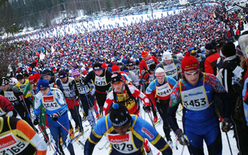 MÅNGA VILL VARA bland deltagarna i Vasaloppets Vintervecka 2011. Foto: VASALOPPET/NISSE SCHMIDT