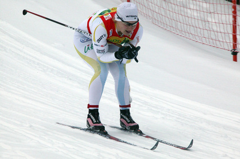 EN NY JVM-MEDALJ till Hanna Brodin på 5 km klassisk - bare sekunder från guld nummer två… Foto: MOA MOLANDER KRISTIANSEN