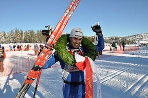 J&ouml;rgen Brink vann Orsa Ski Marathon 2010. Foto: Bror Nilsson