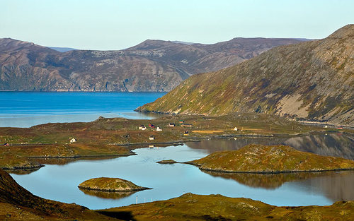 Utsikt over Dønnesfjord