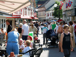 Egersund sentrum, gågata