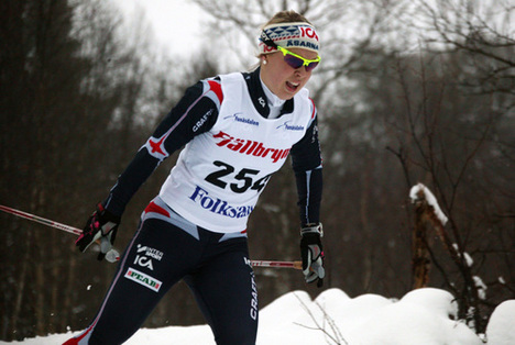 EMMA WIKÉN från Åsarna IK är en av tre landslagsdebuanter i världscupen i helgens dubbeljakt i Lahtis. Langd.se finns på plats och rapporterar. Foto: MOA MOLANDER KRISTIANSEN