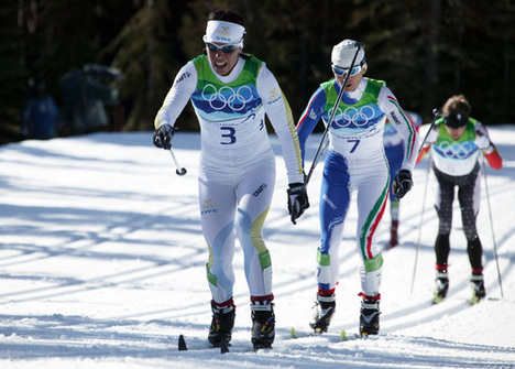 ETT GULD OCH ETT SILVER blev det till Charlotte Kalla i Vancouver. Hon har gjort stora framsteg i den klassiska åkningen också. Foto: KJELL-ERIK KRISTIANSEN