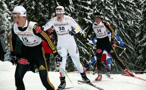 HANNA BRODIN var bästa svenska i Lahtis med en 21:a plats i damernas dubbeljakt. Foto: KJELL-ERIK KRISTIANSEN