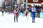 Jörgen Brink vann spurten mot Daniel Tynell, Stanislav Rezac och Jörgen Aukland. Foto: Per Frost