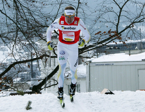 EMIL JÖNSSON imponerade stort i Drammen och vann världscupsprinten. Foto: MICHAEL LAMPLOT