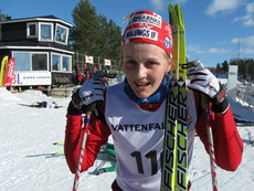 Stina Nilsson, Malung, Leder i  D19-20. Foto: Christian Höijer