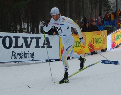 Mats Larssons form stiger raskt uppåt. Efter två etapper leder han nu Mats Larssons form stiger raskt uppåt. Efter två etapper leder han nu
