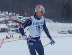 Johan Olsson hade halvminuten upp till tätlagen vid växling. Ett  avstånd som han enkelt hämtade in och drog ifrån.