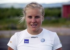 HANNA FALK dök upp på O-ringen i Örebro den här veckan. Foto: KJELL-ERIK KRISTIANSEN