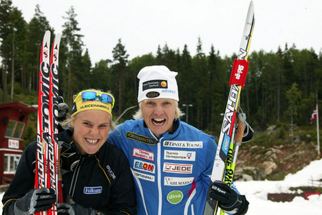 HANNA FALK och Martin Larsson tog imponerande segrar i Ola