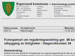 Reguleringsendring Reguleringsendring