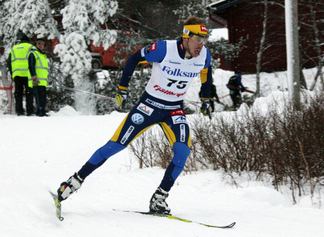 EMIL JÖNSSON startade först i kvalet, men slutade tvåa i prologen i Bruksvallarna. Foto: MOA MOLANDER KRISTIANSEN