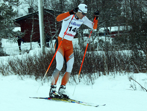 JIMMIE JOHNSSON från Falun-Borlänge SK spurtade hem Bessemerloppet 2011. Foto: MOA MOLANDER KRISTIANSEN