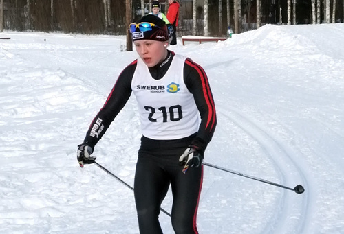 JULIA SVAN var en av dagens segrare i JSM:s dubbeljakter. Foto: AGGES PRESSPHOTO