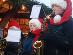 Egersund skolekorps spiller på julebyen