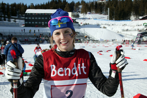 HEDDA BÅNGMAN från Offerdal börjar på skidgymnasiet i Järpen. Foto: KJELL-ERIK KRISTIANSEN