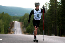 Längdåkaren och skidskytten Simon Hallström, Idre, kan snart glädja sig åt en rullskidbana på Idre Fjäll. FOTO: Per Frost. Längdåkaren och skidskytten Simon Hallström, Idre, kan snart glädja sig åt en rullskidbana på Idre Fjäll. FOTO: Per Frost.