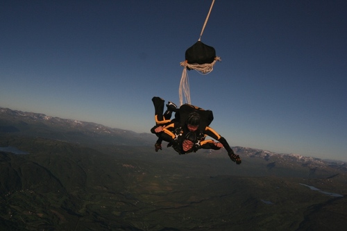 Fallskjermhopping i tandem Fallskjermhopping i tandem