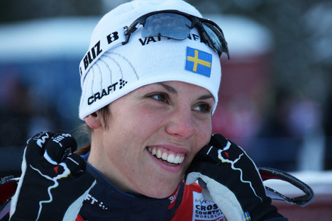 Charlotte Kalla har bestämt sig för att bli bättre på orientering. Foto: Hemmersbach/NordicFocus Charlotte Kalla har bestämt sig för att bli bättre på orientering. Foto: Hemmersbach/NordicFocus