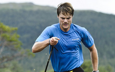Jimmie Johnsson på träning med Team Exspirit. Foto: Magnus Östh