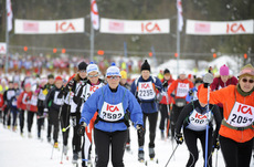 Start i Tjejvasan. Foto: Ulf Palm/Vasaloppet