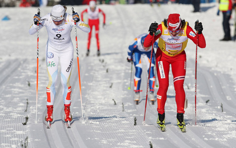Anna Haag och Marit Björgen slipper söka dispens för astmamedicin. Foto: NordicFocus Anna Haag och Marit Björgen slipper söka dispens för astmamedicin. Foto: NordicFocus