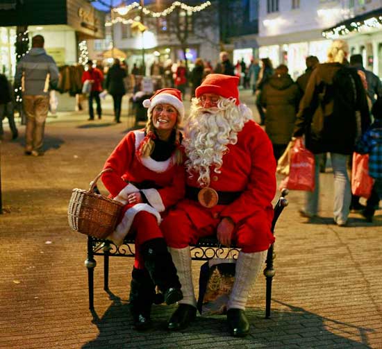 Julebyen nisse benk