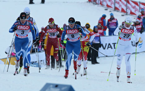 Ida Ingemarsdotter längst ut till höger. Foto: NordicFocus