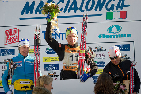 Jerry Ahrlin vann Marcialonga 2011. Foto: Magnus Östh