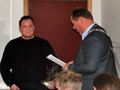Henrik Einar Seglem og Ordfører Leif Erik Egaas