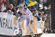 Charlotte Kalla i Svenska Skidspelen. Foto: Per Frost