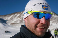 En solig dag på jobbet för Anders Niemi. FOTO: Privat. En solig dag på jobbet för Anders Niemi.