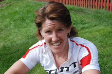 Susanne Nyström pustar ut efter ett bra lopp i CykelVasan. FOTO: Johan Trygg. Susanne Nyström pustar ut efter ett bra lopp i CykelVasan. FOTO: Johan Trygg.
