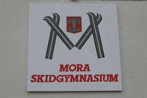 En "nollning" gick överstyr på Mora skidgymnasium. FOTO: Johan Trygg.