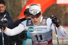 Hanna Brodin gör vinterns första tävling på skärtorsdagen. Här vid världscupen i Milano förra vintern. FOTO: Hemmersbach/NordicFocus. Hanna Brodin gör vinterns första tävling på skärtorsdagen. Här vid världscupen i Milano förra vintern. FOTO: Hemmersbach/NordicFocus.
