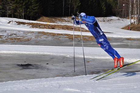 Patrik Johansson, IFK Skövde satsar för fullt med att komma tillbaka till landslagsnivå. Bilden är från skidtester i Torsby förra året. FOTO: Lena Johansson. Patrik Johansson, IFK Skövde satsar för fullt med att komma tillbaka till landslagsnivå. Bilden är från skidtester i Torsby förra året. FOTO: Lena Johansson.