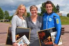 Styrelsen för Mora-Nisses Jubileumsfond har utsett Julia Svan, Vansbro AIK och Rasmus Hörnfeldt, Östersunds SK till mottagare av Mora-Nisse stipendium för år 2013. FOTO: Vasaloppet. Styrelsen för Mora-Nisses Jubileumsfond har utsett Julia Svan, Vansbro AIK och Rasmus Hörnfeldt, Östersunds SK till mottagare av Mora-Nisse stipendium för år 2013. FOTO: Vasaloppet.