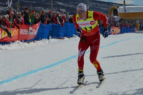 Gustav Nordström har tilldelats det första stipendiet ur Jim Åhls minnesfond. Här är Gustav vid supersprinten i Ramundberget i fredags. FOTO: Johan Trygg. Gustav Nordström har tilldelats det första stipendiet ur Jim Åhls minnesfond. Här är Gustav vid supersprinten i Ramundberget i fredags. FOTO: Johan Trygg.