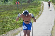 Lars Suther på väg mot målet på Östfjället strax före Viktor Thorn. FOTO: Johan Trygg. Lars Suther på väg mot målet på Östfjället strax före Viktor Thorn. FOTO: Johan Trygg.