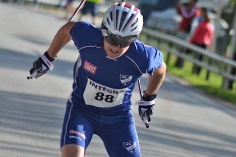 Robin Norum närmade sig Marcus Johansson i totalen av Ski Team Sweden Roll Cup. 14 poäng skiljer inför finalen. FOTO: Johan Trygg. Robin Norum närmade sig Marcus Johansson i totalen av Ski Team Sweden Roll Cup. 14 poäng skiljer inför finalen. FOTO: Johan Trygg.