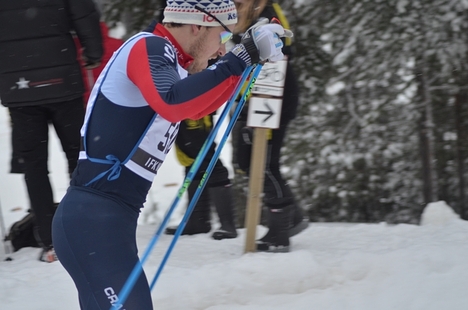 Anton Karlsson tog hem sprinten i Skellefteå närmast före Karl-Johan Westberg. FOTO: Johan Trygg/Längd.se. Anton Karlsson tog hem sprinten i Skellefteå närmast före Karl-Johan Westberg. FOTO: Johan Trygg/Längd.se.