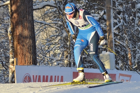 Evelina Settlin ser ut att åka mot totalseger i Intersport Cup när cupen avslutas i Skellefteå. FOTO: Johan Trygg/Längd.se. Evelina Settlin ser ut att åka mot totalseger i Intersport Cup när cupen avslutas i Skellefteå. FOTO: Johan Trygg/Längd.se.