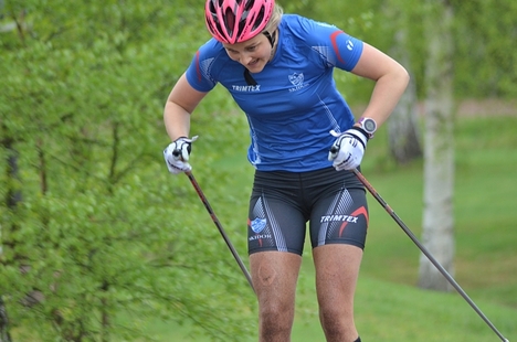 Stina Nilsson går en kamp mot förra årets segrare Hanna Falk när Inge Bråten Memorial körs i Sunne 1 juli. FOTO: Johan Trygg/Längd.se. Stina Nilsson går en kamp mot förra årets segrare Hanna Falk när Inge Bråten Memorial körs i Sunne 1 juli. FOTO: Johan Trygg/Längd.se.