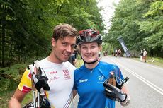 Rickard Bergengren och Marika Sundin dominerade stort i 45 kilometer långa Kongevejslöbet i Danmark i söndags. FOTO: Bent Hjarbo. Rickard Bergengren och Marika Sundin dominerade stort i 45 kilometer långa Kongevejslöbet i Danmark i söndags. FOTO: Bent Hjarbo.