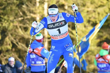 Linn Sömskar vann Kristinaloppet i Norberg närmast före klubbkompisen Terese Therell i lördags. FOTO: Rolf Zetterberg. Linn Sömskar vann Kristinaloppet i Norberg närmast före klubbkompisen Terese Therell i lördags. FOTO: Rolf Zetterberg.