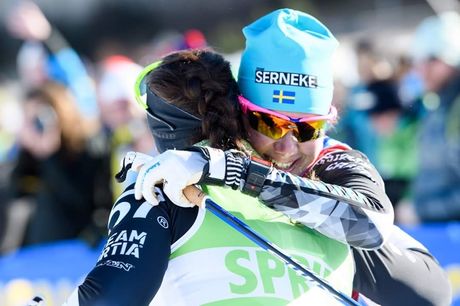 Sara Lindborg hade en fin vinter i Team Sernekes färger. Nu får Sara två nya teamkompisar i Andreas Holmberg och Anders Mölmen Höst. FOTO: Team Serneke. Sara Lindborg hade en fin vinter i Team Sernekes färger. Nu får Sara två nya teamkompisar i Andreas Holmberg och Anders Mölmen Höst. FOTO: Team Serneke.