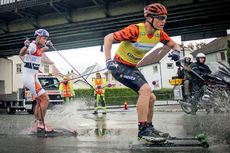 Petter Northug i rygg på Petter Eliassen under fjolårets Blink Classics. Ska det bli en ny seger för Northug på det sex mil långa rullskidloppet? FOTO: Patrick Hana Thengs. Petter Northug i rygg på Petter Eliassen under fjolårets Blink Classics. Ska det bli en ny seger för Northug på det sex mil långa rullskidloppet? FOTO: Patrick Hana Thengs.