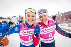 Stina Nilsson och Ida Ingemarsdotter under Fjälltopphelgen i vintras. På lördag springer duon nya Ramundberget Trail. FOTO: Jocke Lagercrantz. Stina Nilsson och Ida Ingemarsdotter under Fjälltopphelgen i vintras. På lördag springer duon nya Ramundberget Trail. FOTO: Jocke Lagercrantz.